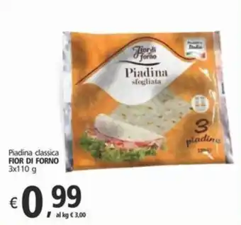 Alter Discount Piadina classica FIOR DI FORNO 3x110 g offerta