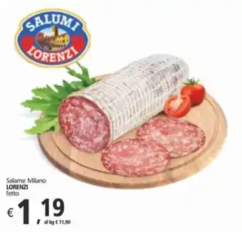Alter Discount Salame Milano LORENZI offerta