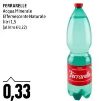 FERRARELLE Acqua Minerale Effervescente Naturale litri 1,5