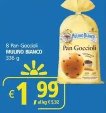 8 Pan Goccioli MULINO BIANCO 336 g