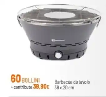 Barbecue da tavolo 38 x 20 cm