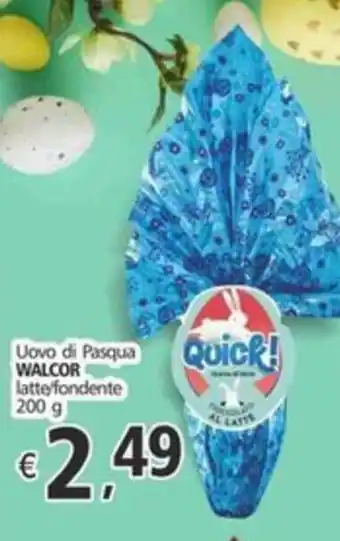 Alter Discount Uovo di Pasqua WALCOR latte fondente 200 g offerta