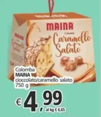 Alter Discount Colomba MAINA cioccolato/caramello salato 750 g offerta