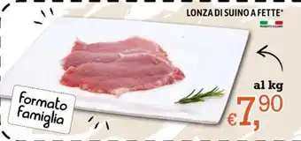 Famila Market LONZA DI SUINO A FETTE offerta