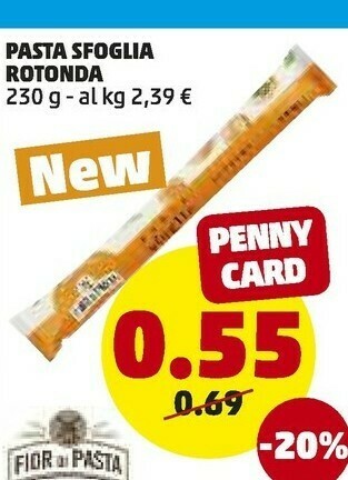 PENNY Fior Di Pasta Pasta Sfoglia offerta