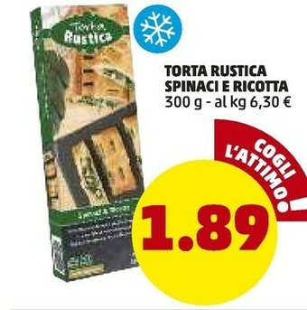 PENNY Torta Rustica Con Spinaci E Ricotta 300g offerta