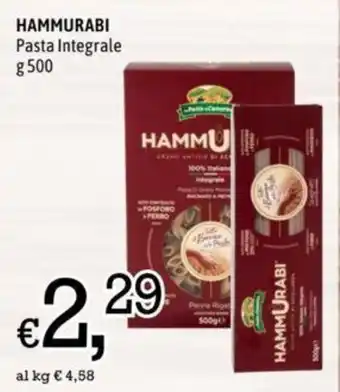 Famila Market HAMMURABI Pasta Integrale g 500 offerta