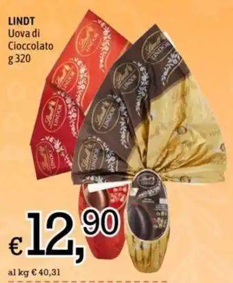 Famila Market LINDT Uova di Cioccolato g 320 offerta