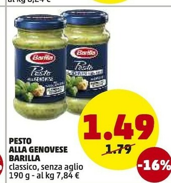 PENNY Barilla Pesto Alla Genovese 190 G offerta