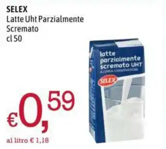 Famila Market SELEX Latte Uht Parzialmente Scremato cl 50 offerta