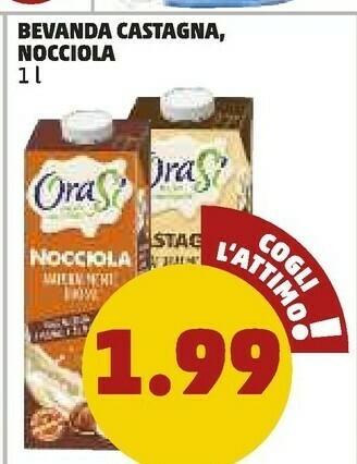 PENNY Orasi Bevanda Castagna, Nocciola offerta