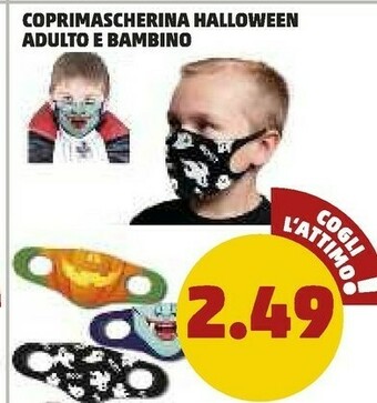 PENNY Coprimascherina Halloween Adulto E Bambino offerta