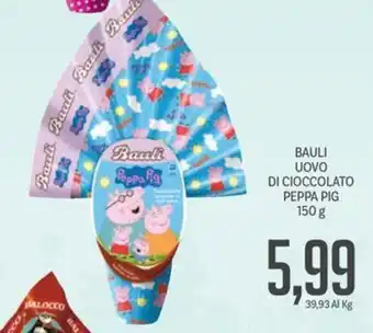 Supermercati Piccolo BAULI UOVO DI CIOCCOLATO PEPPA PIG 150 g offerta