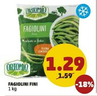 PENNY Ortomio Fagiolini Verdi 1000 G(ml) offerta