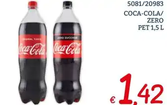 Zona COCA-COLA/ ZERO PET 1,5 L offerta
