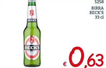 Zona BIRRA BECK'S 33 cl offerta