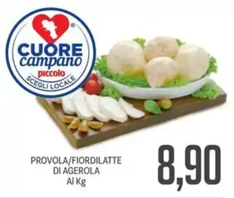 Supermercati Piccolo PROVOLA/FIORDILATTE DI AGEROLA offerta