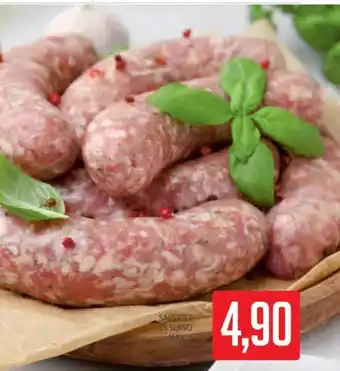 Supermercati Piccolo SALSICCE DI SUINO offerta