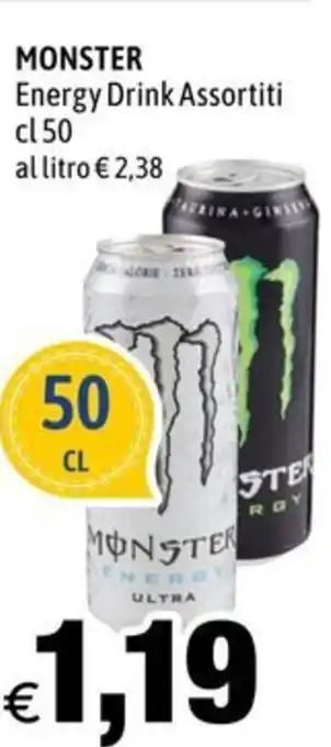 MONSTER Energy Drink Assortiti cl 50