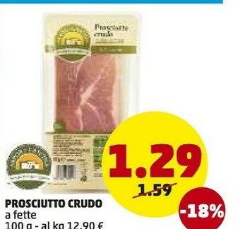 PENNY Sapor Di Cascina - Prosciutto Crudo 100 G(ml) offerta