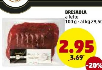 PENNY Bresaola A Fette offerta