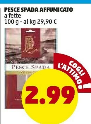 PENNY Pesce Spada Affumicato offerta