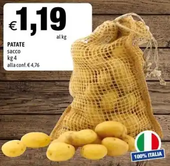 PATATE sacco kg 4