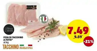PENNY La filiera in tavola Fesa Di Tacchino A Fette offerta