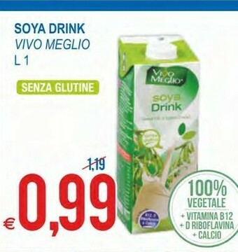 MD Discount Vivo Meglio Soya Drink 1000 G(ml) offerta