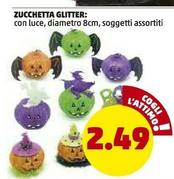 Zucchetta Glitter Con Luce