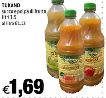 Hurrà TUKANO succo e polpa di frutta litri 1,5 offerta