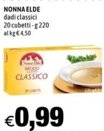 NONNA ELDE dadi classici 20 cubetti-g 220