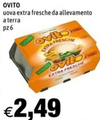 OVITO uova extra fresche da allevamento a terra pz6