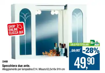 Specchiera due ante