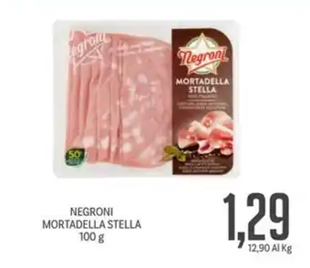 Supermercati Piccolo NEGRONI MORTADELLA STELLA 100 g offerta