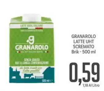 GRANAROLO LATTE UHT SCREMATO Brik - 500 ml