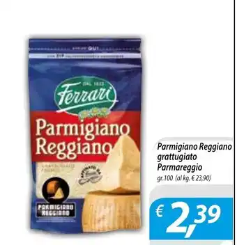 DiMeglio Parmigiano Reggiano grattugiato Parmareggio gr.100 offerta
