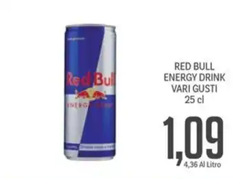 Supermercati Piccolo RED BULL ENERGY DRINK VARI GUSTI 25 cl offerta