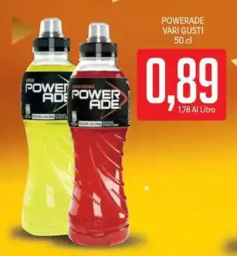Supermercati Piccolo POWERADE VARI GUSTI 50 cl offerta