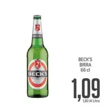 Supermercati Piccolo BECK'S BIRRA 66 cl offerta