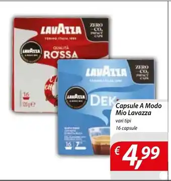 Capsule A Modo Mio Lavazza vari tipi 16 capsule