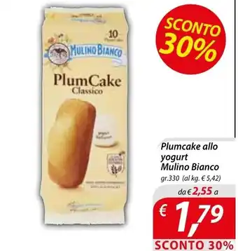 DiMeglio Plumcake allo yogurt Mulino Bianco gr.330 offerta