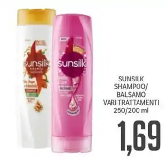 Supermercati Piccolo SUNSILK SHAMPOO/ BALSAMO VARI TRATTAMENTI 250/200 ml offerta