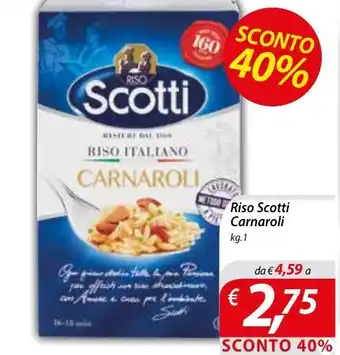 DiMeglio Riso Scotti Carnaroli kg.1 offerta