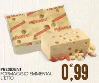 SpesAmica PRESIDENT FORMAGGIO EMMENTAL L'ETTO offerta