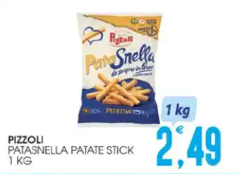 SpesAmica PIZZOLI PATASNELLA PATATE STICK 1 KG offerta