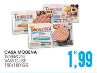 SpesAmica CASA MODENA TENERONI VARI GUSTI 150/180 GR offerta