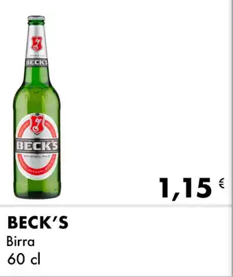Iper Tosano BECK'S Birra 60 cl offerta