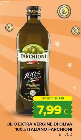 Tigre OLIO EXTRA VERGINE DI OLIVA 100% ITALIANO FARCHIONI ml 750 offerta