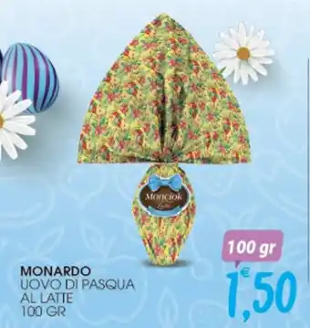 SpesAmica MONARDO UOVO DI PASQUA AL LATTE 100 GR offerta
